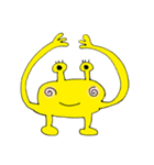 宇宙人っぽいワニ 日常編（個別スタンプ：10）