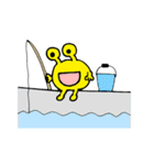 宇宙人っぽいワニ 日常編（個別スタンプ：19）