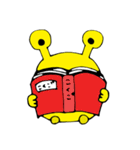 宇宙人っぽいワニ 日常編（個別スタンプ：22）
