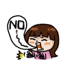 Soso girl daily language（個別スタンプ：3）