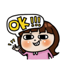 Soso girl daily language（個別スタンプ：4）