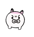 Face Mini Pig（個別スタンプ：14）