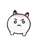 Face Mini Pig（個別スタンプ：34）