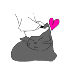 白井んちのクロ猫（個別スタンプ：9）