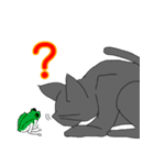 白井んちのクロ猫（個別スタンプ：10）