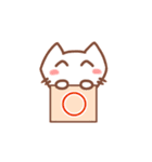 かわいい子猫のスタンプ 英語と日本語（個別スタンプ：7）