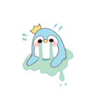 Lazy Prince Penguin（個別スタンプ：3）
