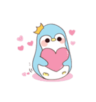 Lazy Prince Penguin（個別スタンプ：11）