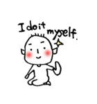 My Daughter, 2 years old (English ver.)（個別スタンプ：22）