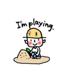 My Daughter, 2 years old (English ver.)（個別スタンプ：27）