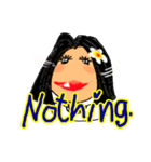 Sandy is a happy woman. (English)（個別スタンプ：27）