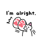 表現豊かなシロにゃんこ②（個別スタンプ：26）
