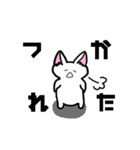表現豊かなシロにゃんこ②（個別スタンプ：39）