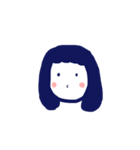 Little Bluehair Girl（個別スタンプ：1）