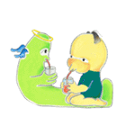 ホピとエンジェル（個別スタンプ：4）