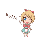 Eyelashes's daily work（個別スタンプ：19）