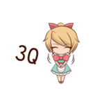 Eyelashes's daily work（個別スタンプ：20）