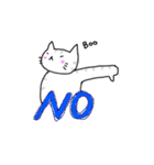 靴下ねこスタンプ（英語版）（個別スタンプ：4）