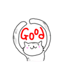 靴下ねこスタンプ（英語版）（個別スタンプ：5）