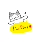 靴下ねこスタンプ（英語版）（個別スタンプ：9）