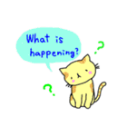 靴下ねこスタンプ（英語版）（個別スタンプ：13）