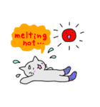 靴下ねこスタンプ（英語版）（個別スタンプ：26）