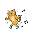 靴下ねこスタンプ（英語版）（個別スタンプ：37）