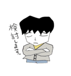 ネコ好き日本男子（個別スタンプ：11）