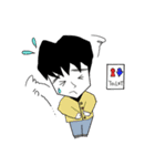 ネコ好き日本男子（個別スタンプ：15）