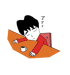 ネコ好き日本男子（個別スタンプ：19）