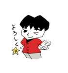 ネコ好き日本男子（個別スタンプ：27）