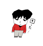 ネコ好き日本男子（個別スタンプ：30）