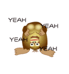 Little Apple and her orangutan friend（個別スタンプ：36）