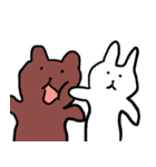 うさぎとくま・。・（個別スタンプ：15）