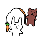 うさぎとくま・。・（個別スタンプ：17）