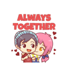 Chibi Couple（個別スタンプ：1）