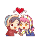 Chibi Couple（個別スタンプ：6）
