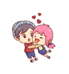 Chibi Couple（個別スタンプ：19）