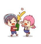 Chibi Couple（個別スタンプ：20）