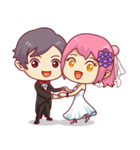 Chibi Couple（個別スタンプ：32）