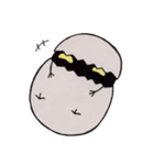 たまごの化け物とスネークさん（個別スタンプ：19）