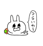 うさぎのフラワー（個別スタンプ：1）
