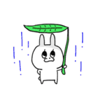 うさぎのフラワー（個別スタンプ：10）