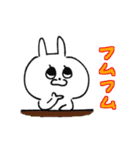 うさぎのフラワー（個別スタンプ：13）