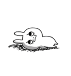 うさぎのフラワー（個別スタンプ：19）