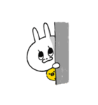 うさぎのフラワー（個別スタンプ：35）