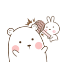 Little Rabbit bully Big Bear（個別スタンプ：21）