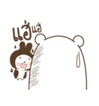 Little Rabbit bully Big Bear（個別スタンプ：39）