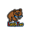 無表情クマさんスタンプ（個別スタンプ：14）