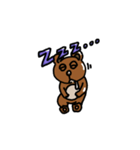 無表情クマさんスタンプ（個別スタンプ：15）